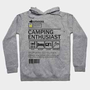 Camping Enthusiast Hoodie